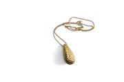 Todd Reed necklace in 18k yellow gold, black brilliant cut diamonds(~.68ct)